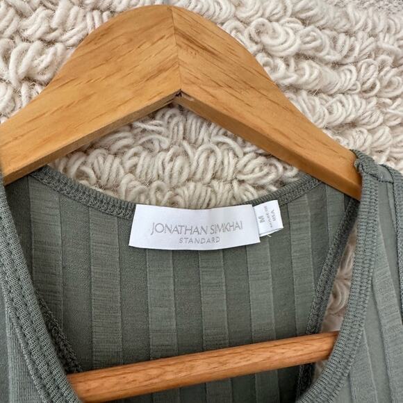 Jonathan Simkhai Standard Kaya Cutout Jersey Midi Dress - Picture 3 of 6